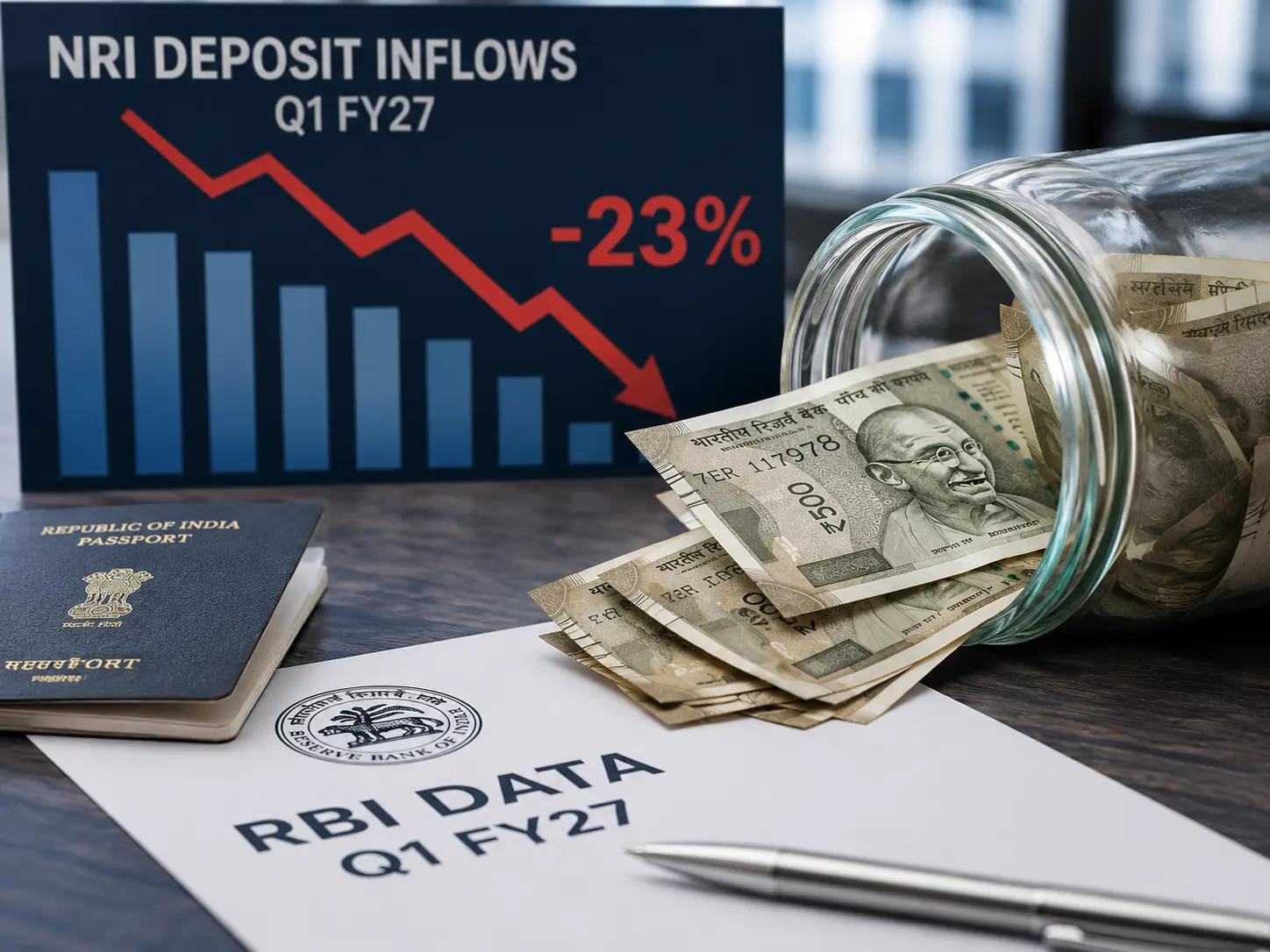 Cover image for article: NRI deposits fell 23% last quarter — so why did India just raise a record $65 billion?